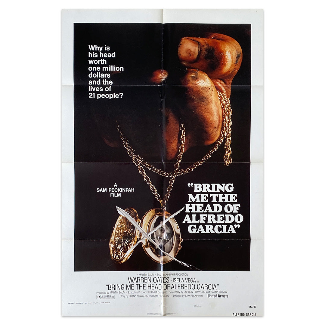 Bring Me the Head of Alfredo Garcia US One Sheet Movie Poster