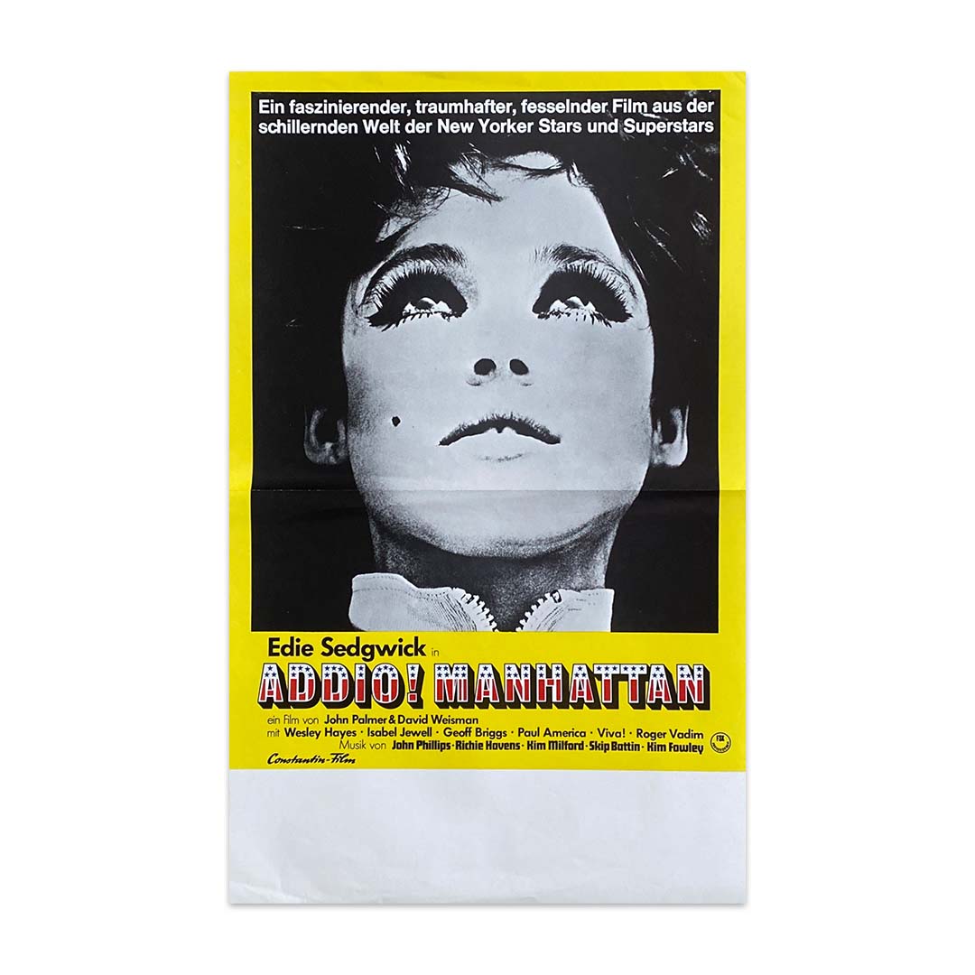 Ciao! Manhattan German B3 Movie Poster