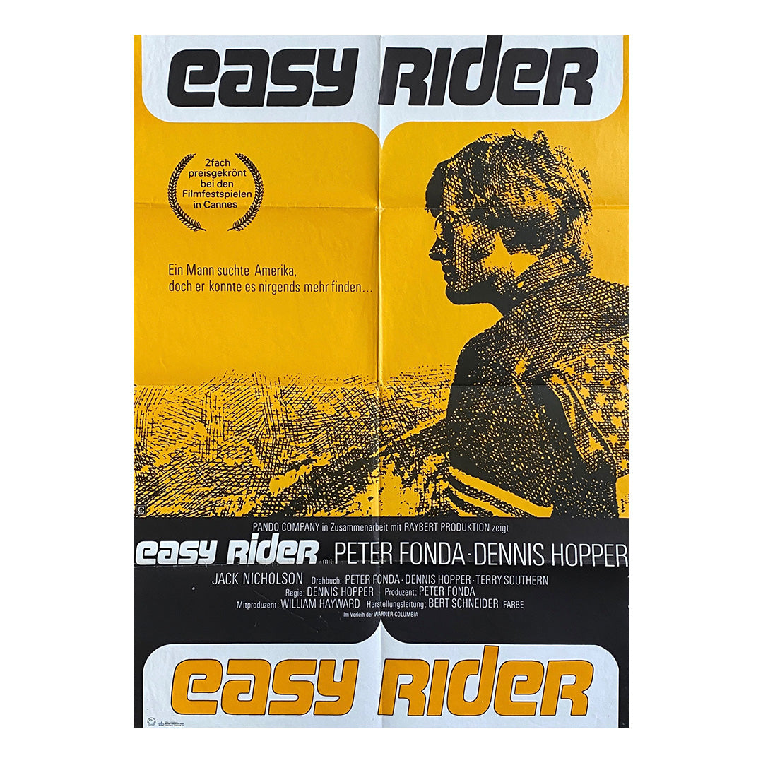 Easy Rider German A1 Movie Poster
