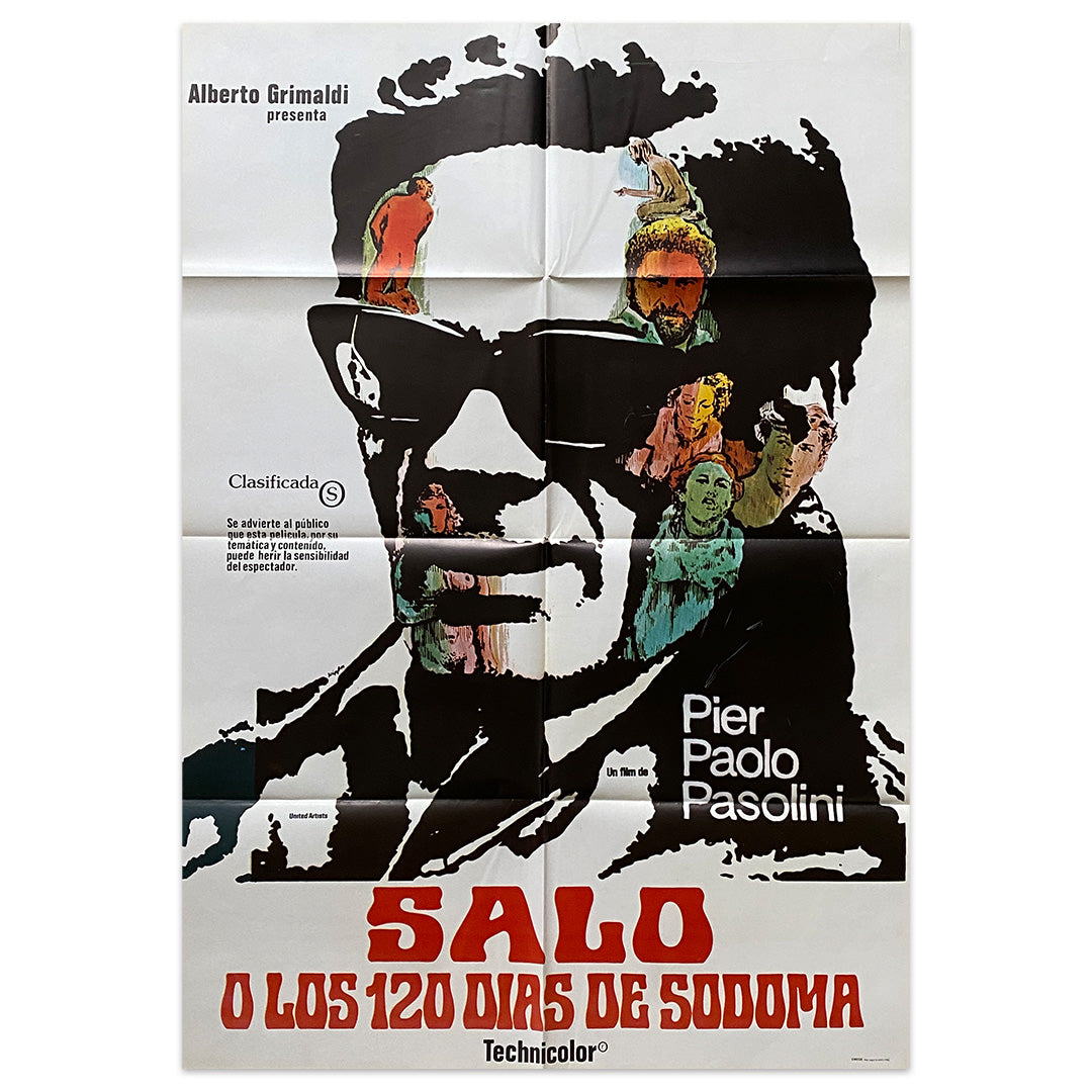 Salò, or the 120 Days of Sodom 1980 Spanish Movie Poster