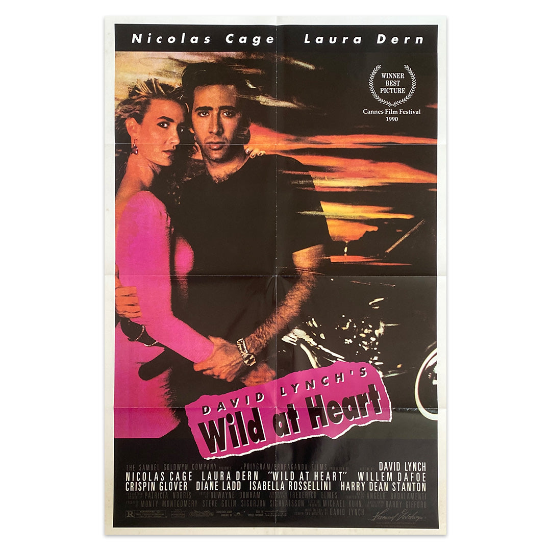 ワイルド・アット・ハート　USオリジナル映画ポスター Wild at Heart-an Original Vintage Movie Poster for David Lynch's