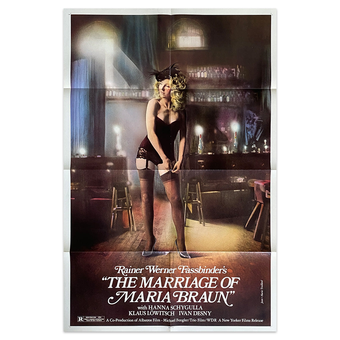 The Marriage of Maria Braun US One Sheet Movie Poster