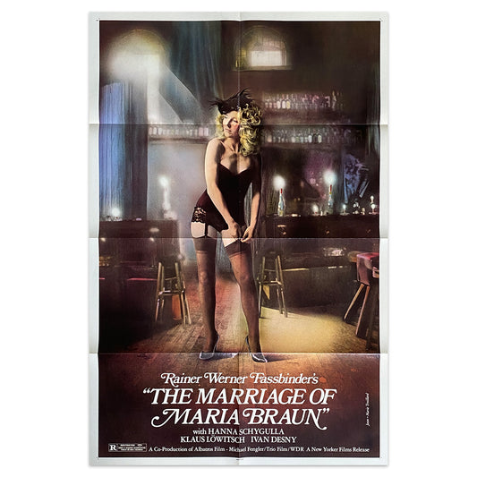 The Marriage of Maria Braun US One Sheet Movie Poster