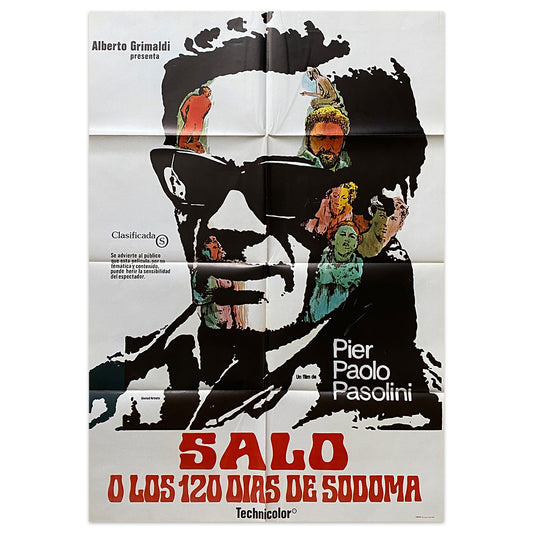 Salò, or the 120 Days of Sodom 1980 Spanish Poster